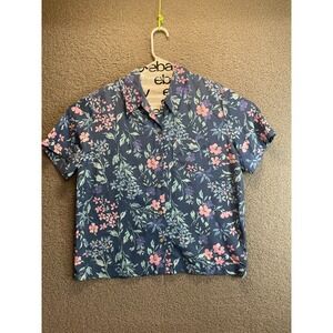 Crazy Horse Claiborne Men's Dress Shirt‎ Large 100% Cotton Button Down